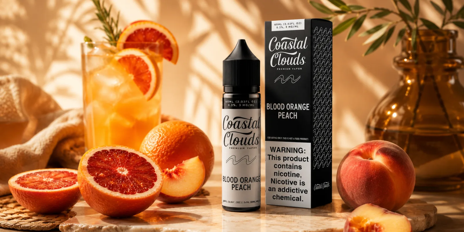 Coastal Clouds Blood Orange Peach Vape Review